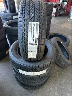 225/55R17 BRIDGESTONE WEATHERPEAK BW 97V WITH 70k for 490