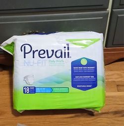 Adult Diapers Daily Briefs "Prevail Brand" Size Large
