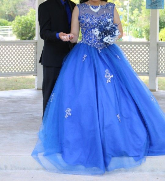 Royal Blue Quinceañera Dress