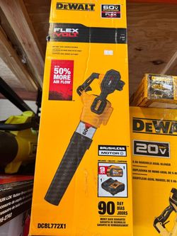 Dewalt FLEXVOLT 60V MAX 125 MPH 600 CFM Brushless Cordless Battery Powered Blower Kit with (1) FLEXVOLT 3 Ah Battery & Charger