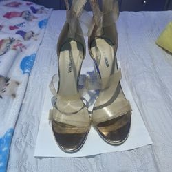 Fashion Nova Rose Gold Heels