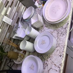 Large Elegant Dinnerware Bundle – Plates, Bowls, Mugs & Serving Dishes-pick What You Need.