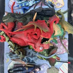 Toy Lot!! Dinos, Dragons And More