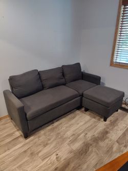 3 seater couch/ love seat with ottoman