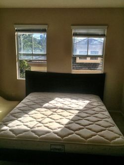Free - Gently used Cal King bed frame and mattress
