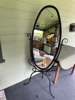 6 ft wrought iron mirror