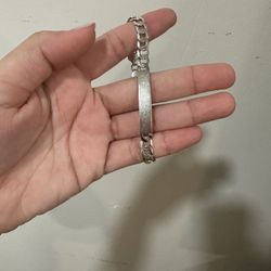 silver bracelet 
