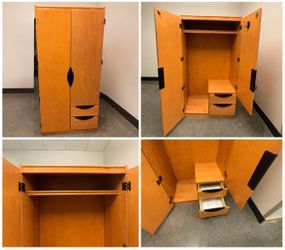Storage wardrobe closet cabinets