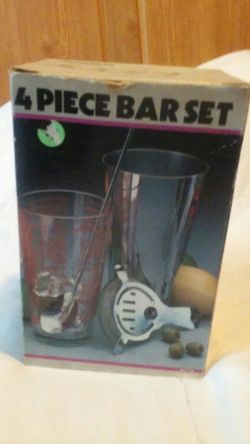 Vintage bar set