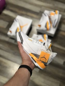 Jordan 3 Retro “Laser Orange” Size 6, 7 and 7.5 (woman sizing)