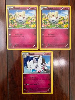 Pokemon Togepi & Togetic XY Roaring Skies Non-Holo Lot of 3! NM