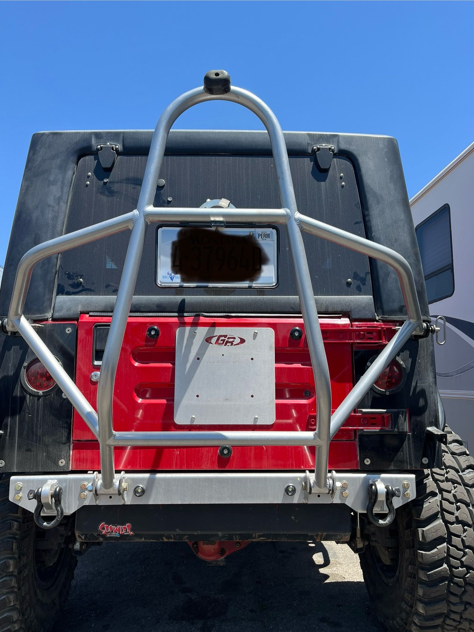 97-06 Jeep Wrangler TJ/LJ Genright Rear Tire Carrier And Bumper