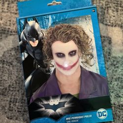 The Joker Batman The Dark Knight Trilogy DC Wig Cosplay Costume New Heath Ledger