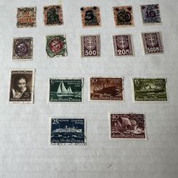 Danzig Small Group Of Stamps 