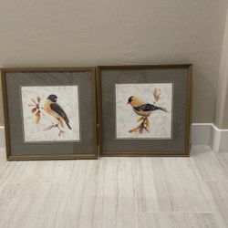 Bird Pictures Selling In Sets Of 2