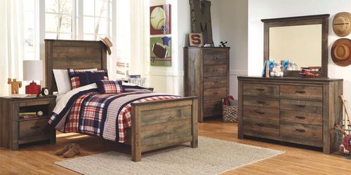 NEW ASHLEY FURNITURE TWIN BED