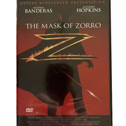 The Mask of Zorro Deluxe Wide Screen Addition. DVD Movie