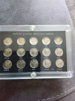 1941-45 P\D\S Mercury dime collection