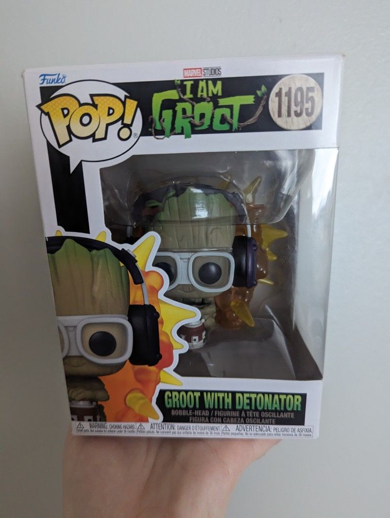 Funko Pop! Vinyl: Marvel - I Am Groot - Groot With Detonator #1195