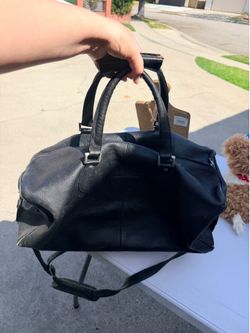 Soft leather tote