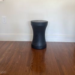 Black wooden Side Table Stool