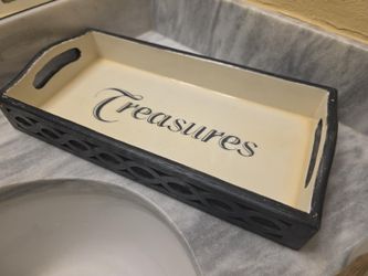 Decorative Wooden Treasures Tray