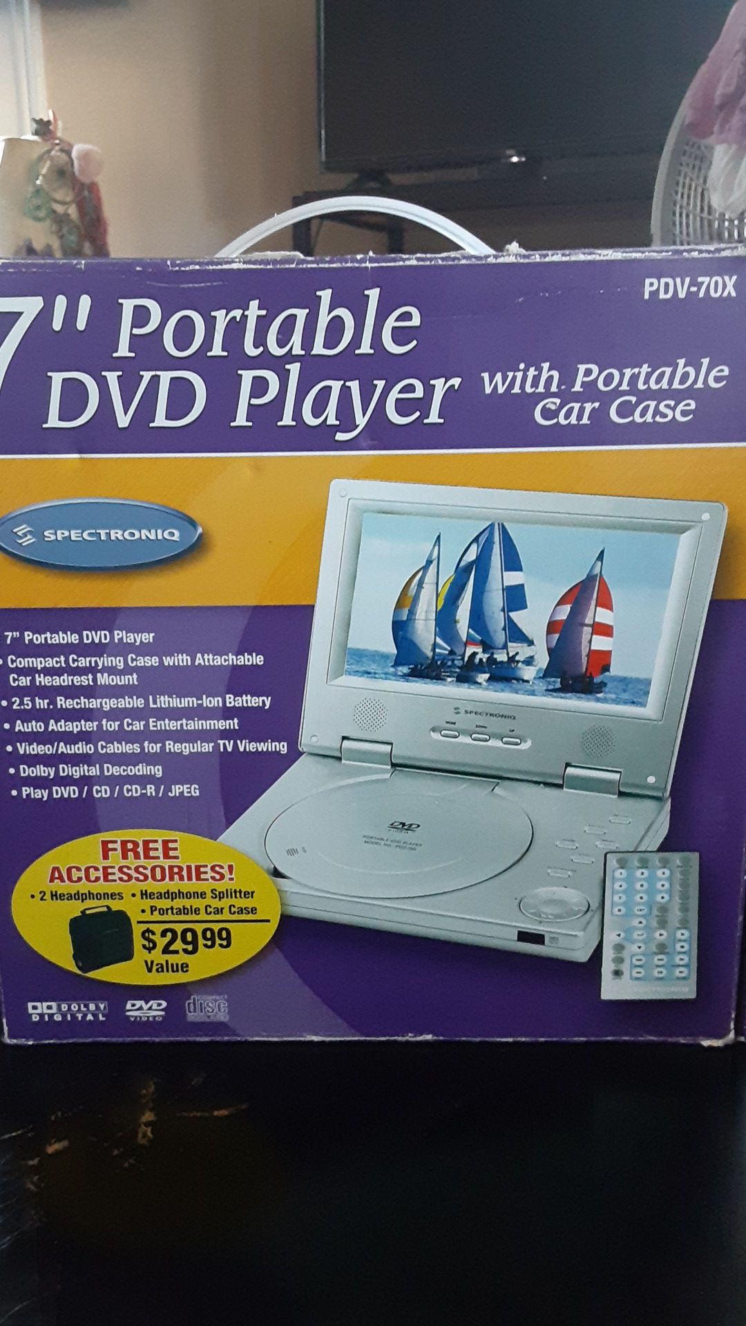 Portable dvd player like new