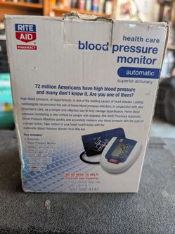 Blood pressure cuff monitor