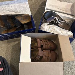 Birkenstock Men’s- 3 Pairs! New In Box! Size 10 