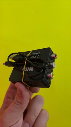 NEW Opened Mini AV to HDMI Adapter Box AV2HDMI 1080P RCA Composite CVBS Converter Upscaler TV HDTV VHS VCR DVD PS2 Wii N64 Retro Gaming