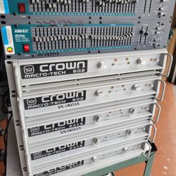 Crown Macro-tech Amplifiers 