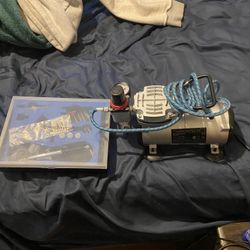 Timbertech Airbrush kit (compressor + brush gun)