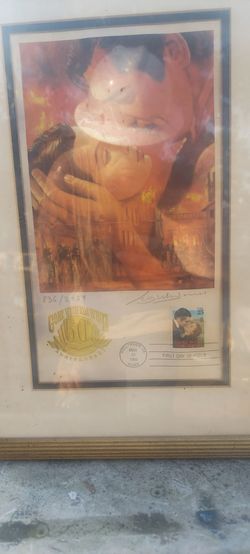 Vintage 1990 Gone With the Wind 50th Anniversary Signed & Numbered Framed Collectible