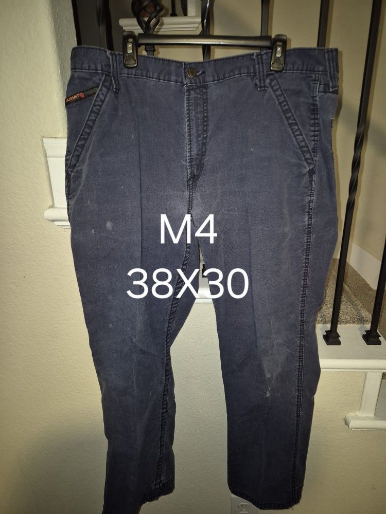 ARIAT FRC M4 WORKHORSE LOW RISE BOOT CUT NAVY BLUE PANTS