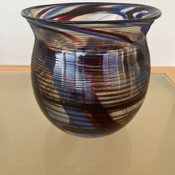 Glass Vase hand Blown