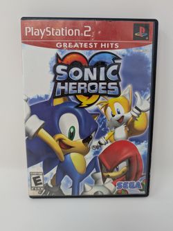 Sonic Heroes PS2 Greatest Hits Tested and Working