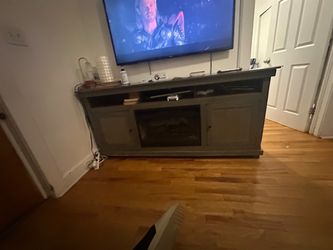 Fire place/tv stand  72”
