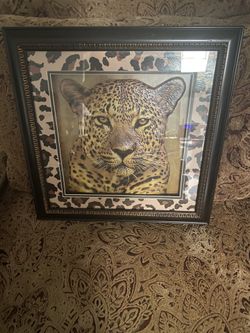 3D Matted Leopard Print