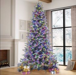 9 Ft Christmas Tree - Costco Pre.Lit Radiant Micro LED w/ Twinkle Artificial Tree