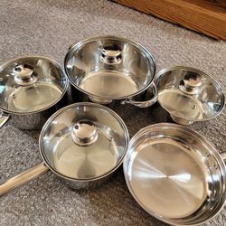 New Stainless Steel Cookware Set 