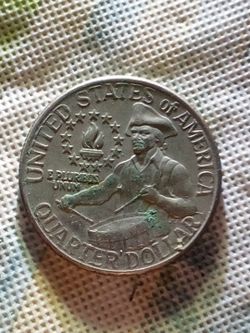 Bicentennial Quarter Double Stamped