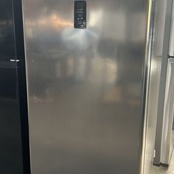 New Stainless Steel Upright Freezer 14cubic Ft $799 1 Year Warranty Financing Available Only $54 Down