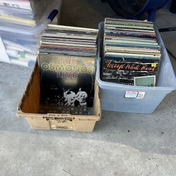 Lot of 133 Vinyl Records