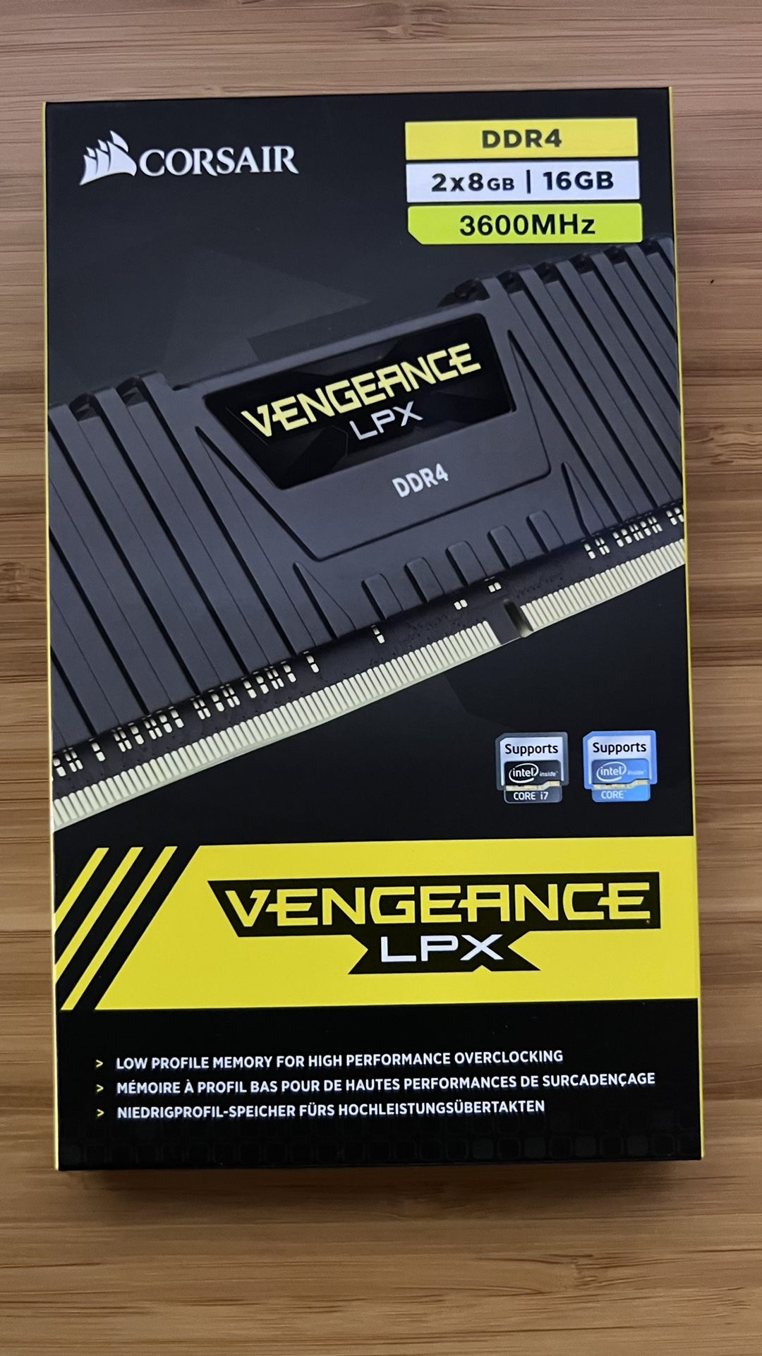 Corsair Vengeance LPX 16GB (2 X 8GB) DDR4 3600 MHz Memory