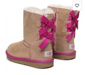 UGG Bailey Bow II Shimmer size 12 Girl