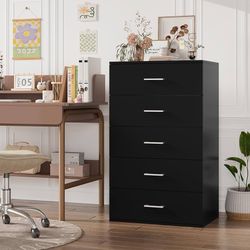 A347 $140  Tall Black Dresser