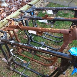 Early Iron head Sportster Harley Frames