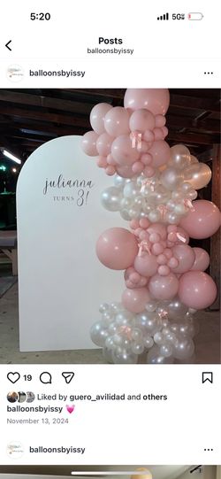 Ballon backdrop