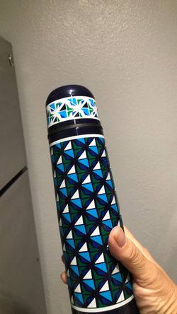 Tory Burch blue logo 17oz
