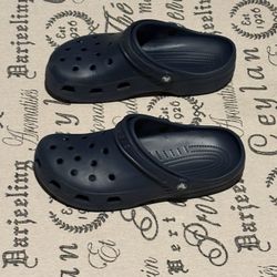 Navy Blue Crocs